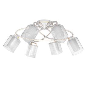 Люстра потолочная в спальню E14 40W WH (LK-633C/6)