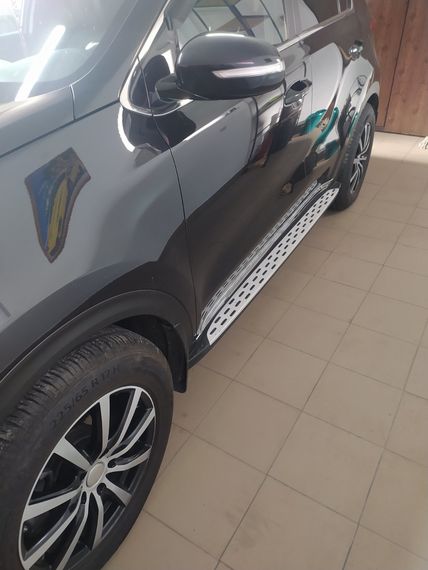 Боковые пороги OEM V2 для Kia Sportage 2015-2021 гг | Зображення 2