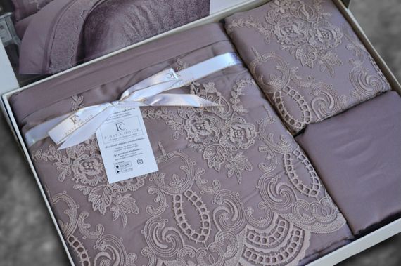 Комплект постельного белья First Choice Moonlight V.I.P 200x220 Hillary Lilac | Зображення 2