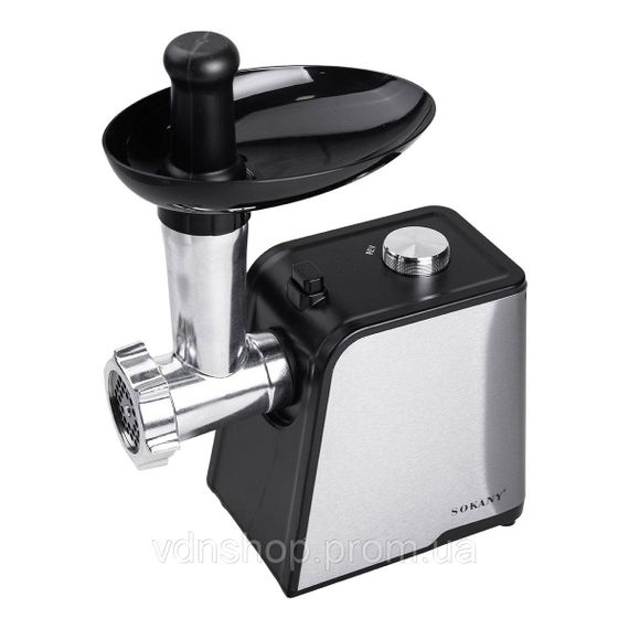 Электрическая мясорубка для фарша 1700 Вт электромясорубка для дома Sokany SK-087 | Зображення 3