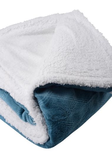 Ковдра флісова Soho 200х220 см Plush hugs Silver blue | Зображення 2