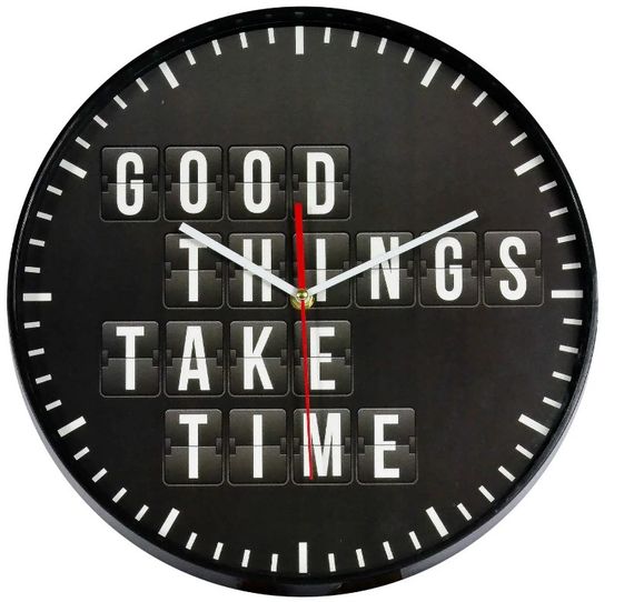 Годинник настінний Technoline 775485 Good Things Take Time (775485) (DAS301212)