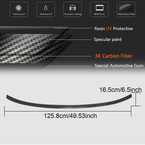 Спойлер V3 (для SD, Карбон) для Ауди A6 C8 2018- гг | Зображення 4