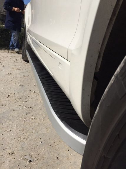 Боковые пороги Tayga (2 шт., алюминий) для Porsche Cayenne 2003-2010 гг