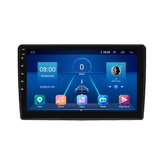 Штатная магнитола Lesko для Opel Antara I 2006-2011 экран 9" 4/32Gb 4G Wi-Fi GPS Top Опель Антра