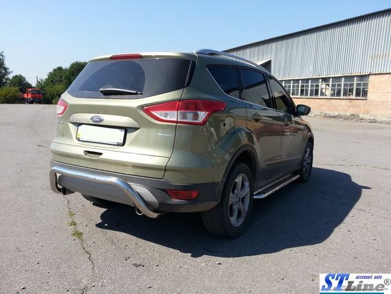 Задня дуга AK007 (нерж) для Ford Kuga/Escape 2013-2019 рр | Зображення 3