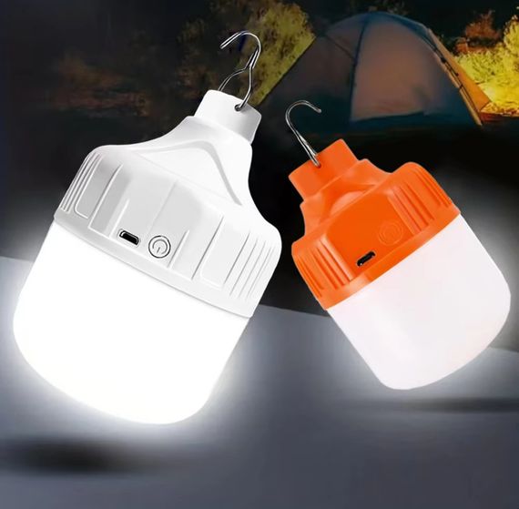Яркий кемпинговый фонарь, лампа LED светодиодная 5V 40W с мощным аккумулятором | Зображення 5