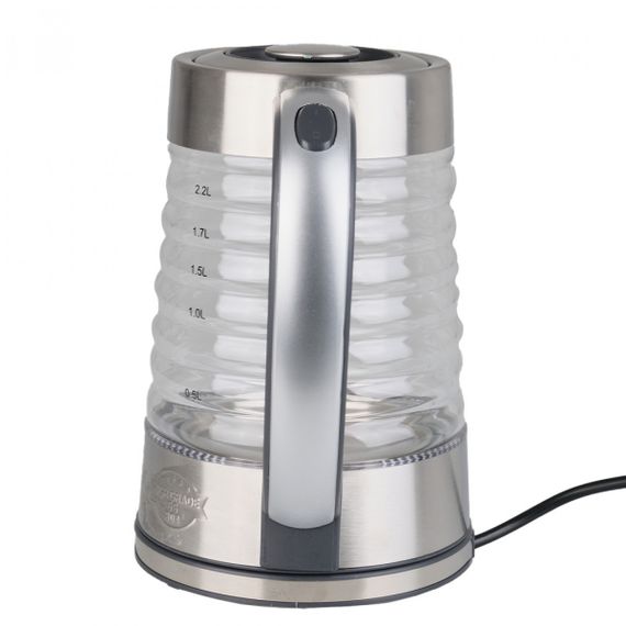 Електрочайник Sokany SK1027CST 2.2 літра скляний 2000 Вт з підсвічуванням | Зображення 1