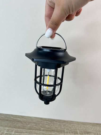 Сонячний садовий ліхтар Solar Garden Light ZL-W610 2 шт для освітлення доріжок клумб газонів Чорний | Зображення 3