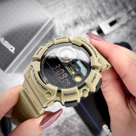 Чоловічий годинник Casio WS-1500H-5B | Зображення 2