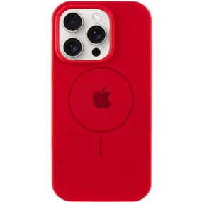 Чохол Silicone Case Full Protective (AA) with MagSafe для Apple iPhone 14 Pro (6.1") Червоний / Red