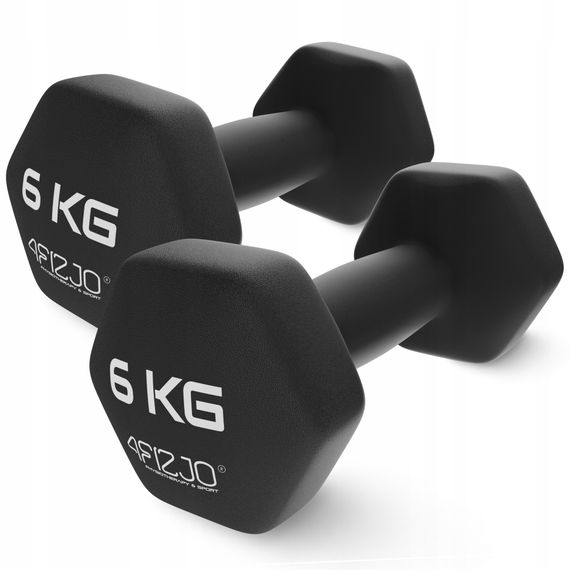 Гантелі вінілові 4FIZJO Classic 2 x 6 кг (P-5905973403191)