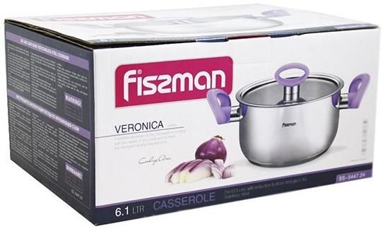 Каструля Fissman Veronica 6.1л з бакелітовими ручками | Зображення 4