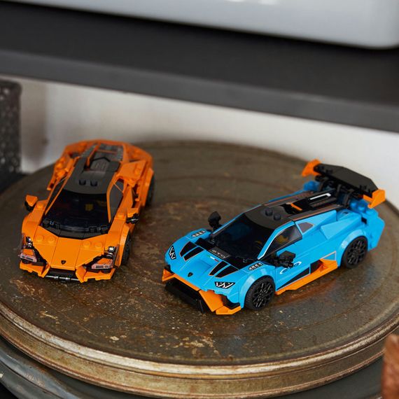 Конструктор ігровий Speed ​​Champions Lamborghini Revuelto та Huracán STO 77238 607 деталей | Зображення 2