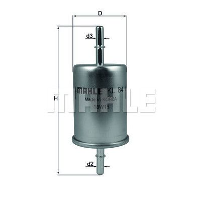 Фильтр топливный Mahle KL84