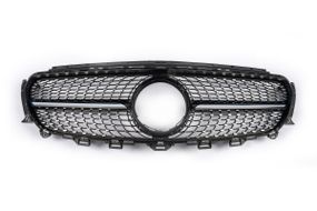 Передня решітка Diamond Black (для Avantgarde/AMG-Line/E43 AMG/E53 AMG 2016-2020) З місцем під камеру для Mercedes E-class coupe C238 рр