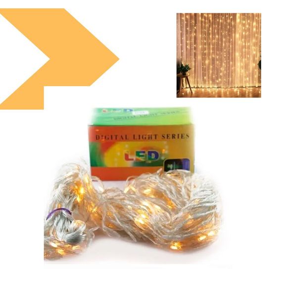 Гірлянда-водоспад LED 3м*3м 480-WW Теплий білий XPRO (47650-3905_372) | Зображення 1