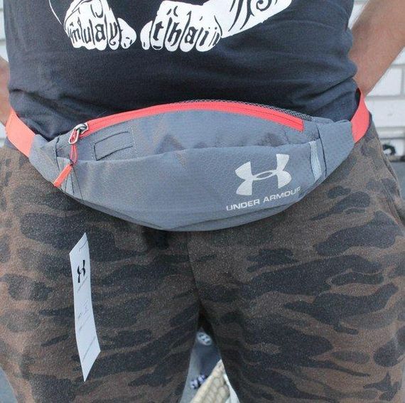 Поясна сумка Under Armour (сіра) сумка на пояс | Зображення 7