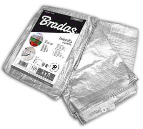 Тент посилений Bradas SILVER 120 г/м² 3 x 4 м PL1203/4