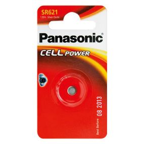Батарейка Panasonic серебряно-цинковая SR621(364, V364, D364) блистер, 1 шт. (SR-621EL/1B)