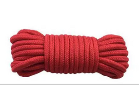 Мотузка для бондажу BONDAGE ROPE 10M, Red Sex Aura