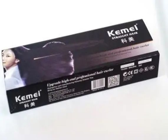 Незаменимый выпрямитель для волос с керамическим покрытием Kemei ZGQ-KM 289S Белый (289S_384) | Зображення 6