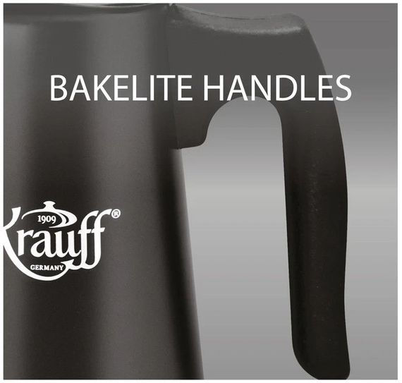 Кавоварка гейзерна з нержавіючої сталі Krauff 26-203-071, 300 мл (на 6 чашок), для дому та офісу | Зображення 3