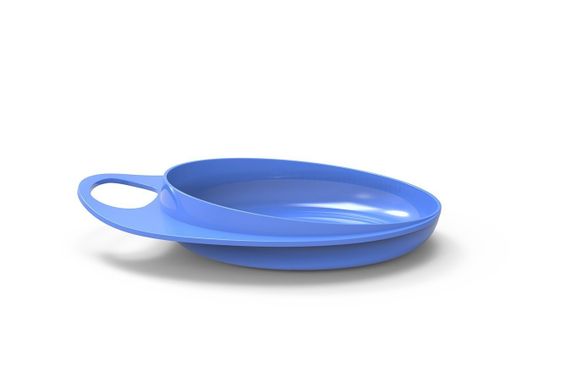 Тарелка для кормления Nuvita Easy Eating мелкая 2шт. Синяя NV8451Blue (NV8451Blue) | Зображення 1