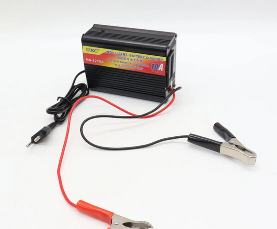 Автоматическое импульсное зарядное устройство 12V MA-1210A с защитой и амперметром | Зображення 2