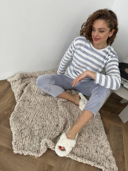 Пижама женская Серая M (2735) | Зображення 6