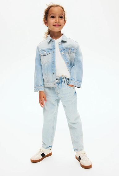 Дитячі джинси для дівчинки H&M 98 см Блакитні (26010702B) | Зображення 3