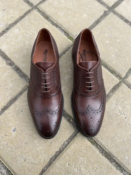 Чоловічі шкіряні оксфорди 42 розмір | Зображення 8