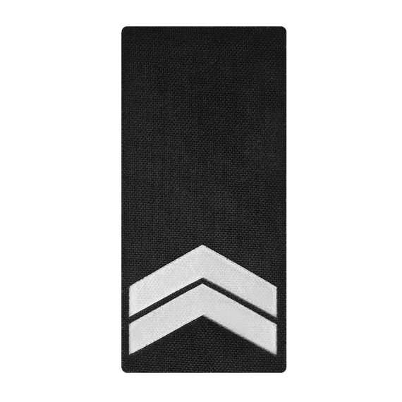 Погон Camotec НПУ Капрал (5*10) Чорний/Рефлект (9236)