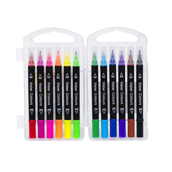 Дитячі Фломастери "Двосторонній" COLOR-IT 195-12 12 кольорів | Зображення 2