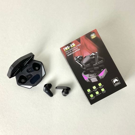 Бездротові навушники X15 series, Gaming EarBuds , Smart Case (Чорний) | Зображення 4