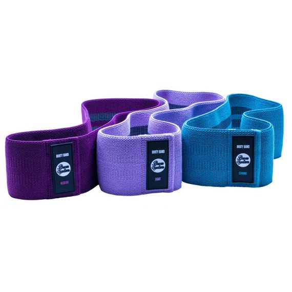 Набір тканевих гумок для фітнесу та спорту Power System PS-4097 Booty Band Set 3шт. | Зображення 4