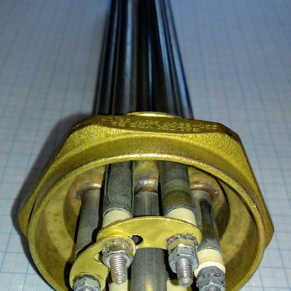 Блок Тенів 3000w, різьблення 2" (60мм) (Туреччина) для котлів, електричних систем опалення | Зображення 1