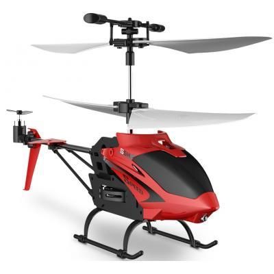 Радиоуправляемая игрушка Syma Вертолёт 2.4 ГГц 23 см со светом, барометром (S5H_red) | Зображення 1
