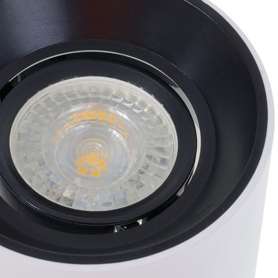 Подсветка тубус накладная AL-709/1 GU5.3 BK/WH MR16 | Зображення 2