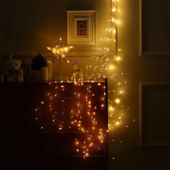 Гірлянда Кінський хвіст з пультом XPRO 3 м 600LED, теплий білий (234574677_475) | Зображення 2