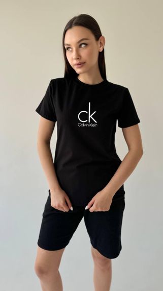 Жіноча футболка Calvin Klein чорна | Зображення 3