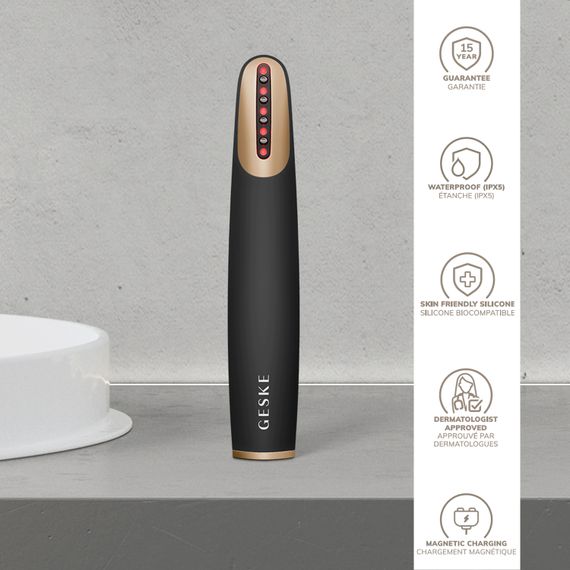 Пристрій для зміцнення і тонізації шкіри обличчя GESKE Skin Firming Wand 7в1 starlight, Сірий | Зображення 2