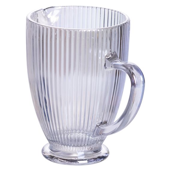 Глечик скляний 1,2 л ребристий фігурний HP7118RB | Зображення 2