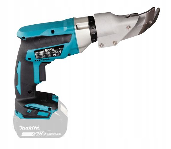 Ножиці по металу акумуляторні Makita DJS131Z (1.3 мм, 3000 хв-1, BL, LXT, без акумуляторів та зарядного пристрою) | Зображення 4