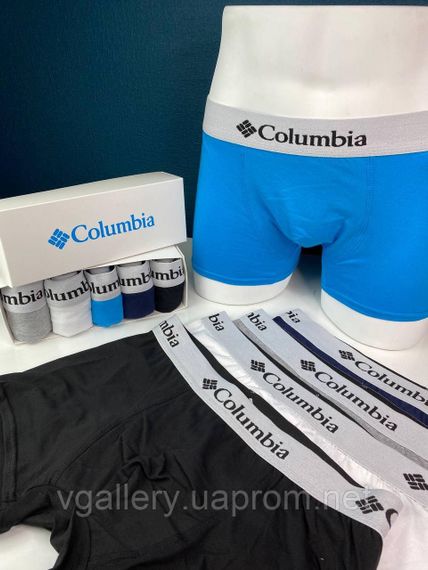 Подарунковий набір чоловічих трусів COLUMBIA в коробці - ціна поштучно  - розмір M | Зображення 7