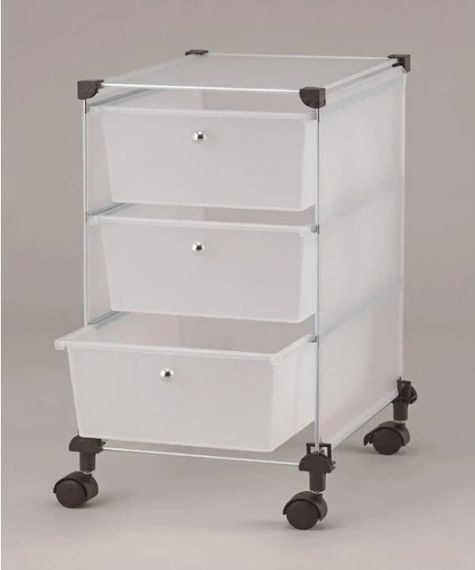 Комод на колесах Onder Mebli 68562003, пластиковий органайзер з 3 ящиками