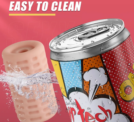 Мастурбатор Мужская карманная киска Soda cup Sex Aura | Зображення 4