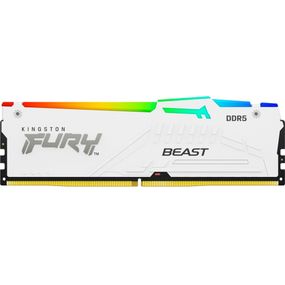 Модуль пам&#039;яті для комп&#039;ютера DDR5 16GB 6800 MHz Beast White RGB EXPO Kingston Fury (ex.HyperX) (KF568C34BWEA-16)