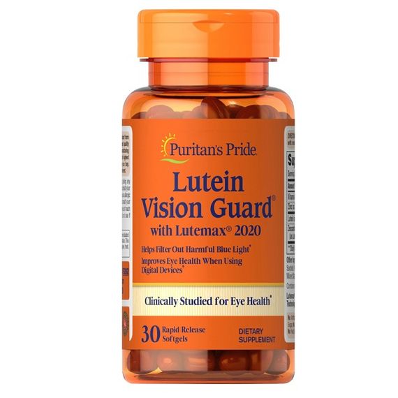 Комплекс для профилактики зрения Puritan's Pride Lutein Vision Guard 30 Caps