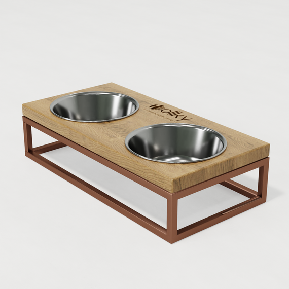 Миски на подставке для маленьких собак и котов Hollky Base S (2 × 0,45 л) BS-36187-GLNT | Зображення 7